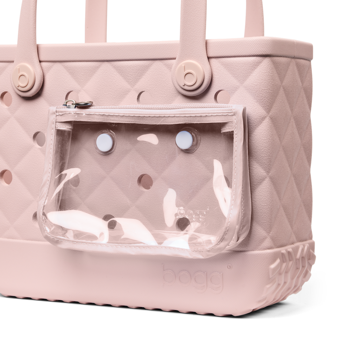 Bitty Bogg Bag - Quilted Rose Petal - Smooth Finish